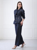 Belted Denim Co-ord Set