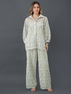 Meadow Lace Button-down Co-ord Set