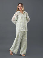 Meadow Lace Button-down Co-ord Set
