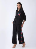 Crochet Co-ord Set in Black