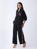 Crochet Co-ord Set in Black