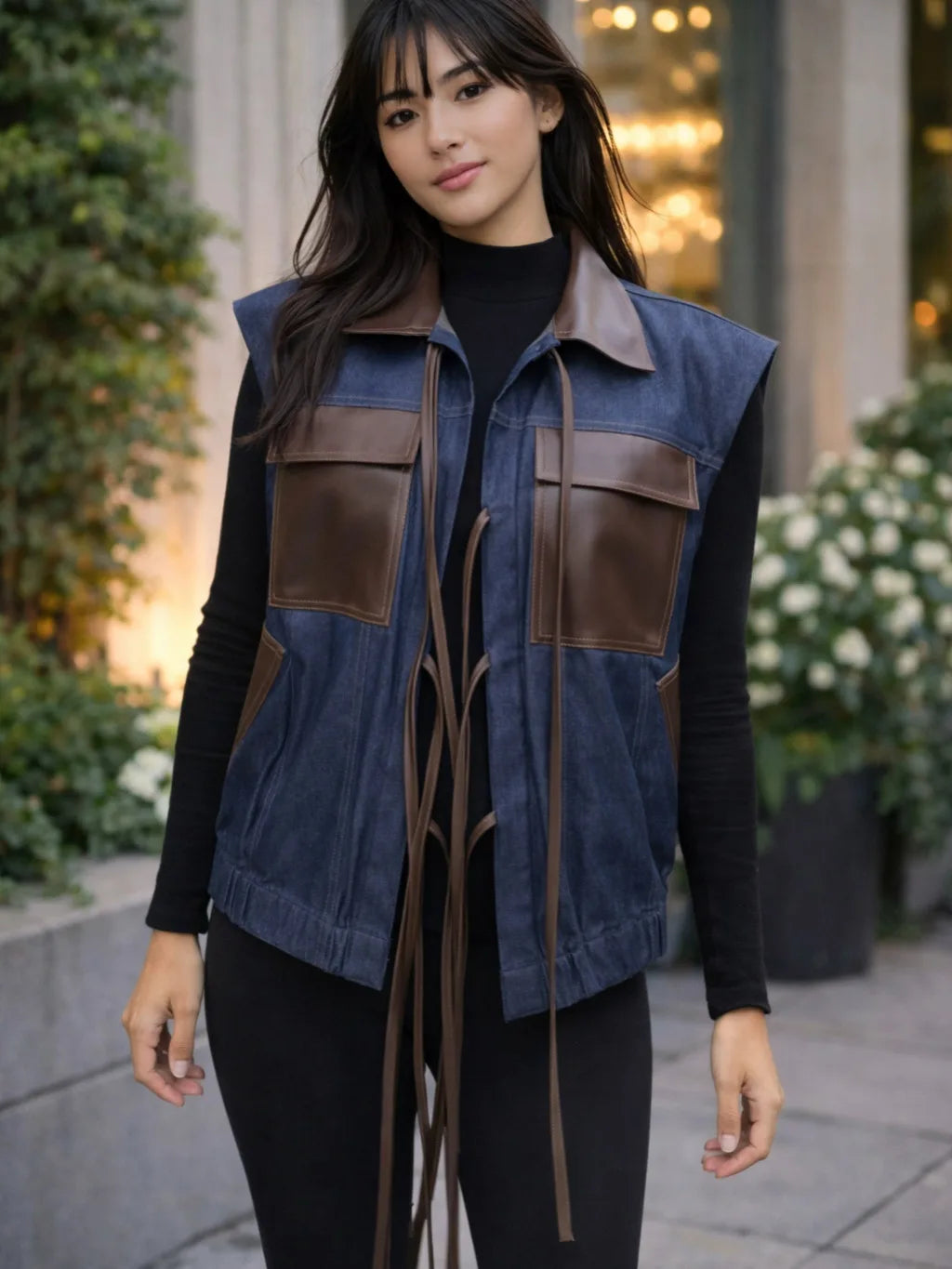 The Utility Denim Vest