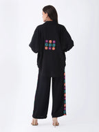 Crochet Co-ord Set in Black